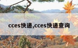 cces快递,cces快递查询