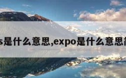 ems是什么意思,expo是什么意思简写