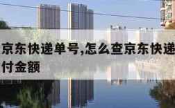 怎么查京东快递单号,怎么查京东快递单号和实际支付金额