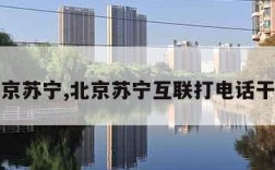 北京苏宁,北京苏宁互联打电话干嘛