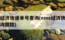 ems经济快递单号查询(ems经济快递单号查询跟踪)