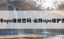 山特ups维修密码-山特ups维护密码