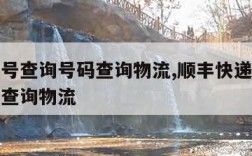 快递单号查询号码查询物流,顺丰快递单号查询号码查询物流