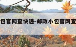 邮政小包官网查快递-邮政小包官网查快递查询