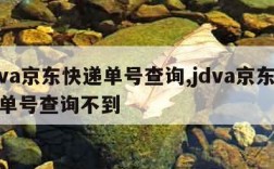 jdva京东快递单号查询,jdva京东快递单号查询不到