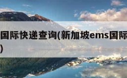 ems国际快递查询(新加坡ems国际快递查询)