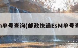 esm单号查询(邮政快递EsM单号查询)